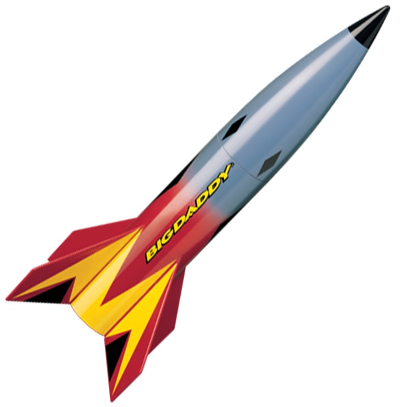 Big Daddy Model Rocket Kit, Skill Level 2