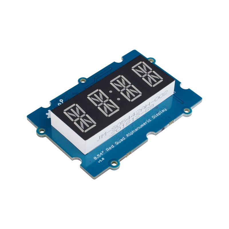 Grove - 0.54 Red Quad Alphanumeric Display