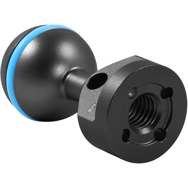 Kondor Blue Ball Head to 3/8" Accessory Mount for Magic Arms (Raven Black)