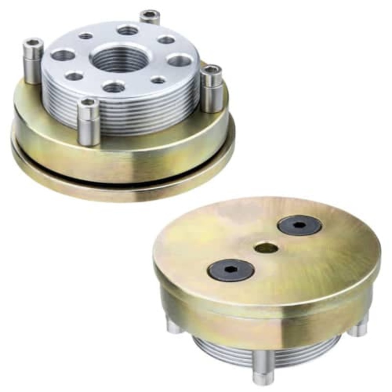 KUPO KS-693 Complete Set Mitchell Threaded & Castle Nut & Round Plate