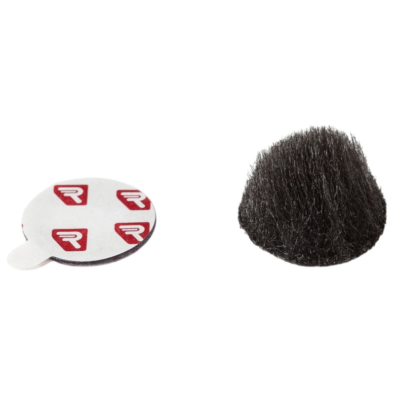 Rycote Overcovers Fur Disc Wind Covers for Lavalier Mics (25 Stickies) Black
