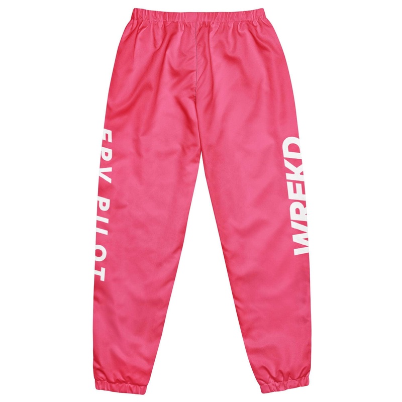WREKD FPV Pilot Unisex Track Pants - Pink
