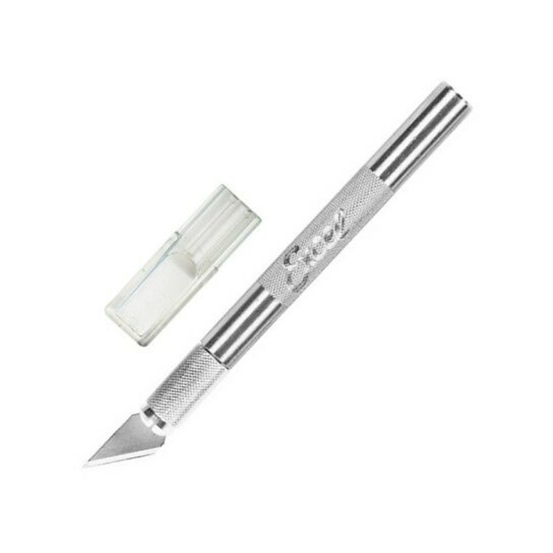 #2 Knife w/Cap, Aluminum Handle