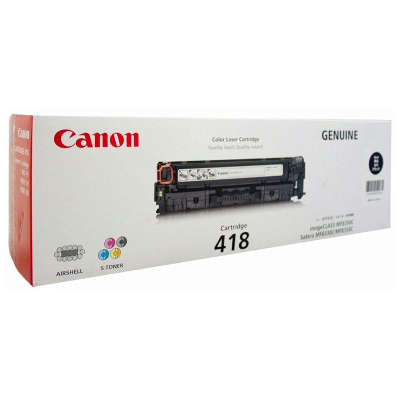Canon CART418BK Toner Cartridge 3400 Pages - Black