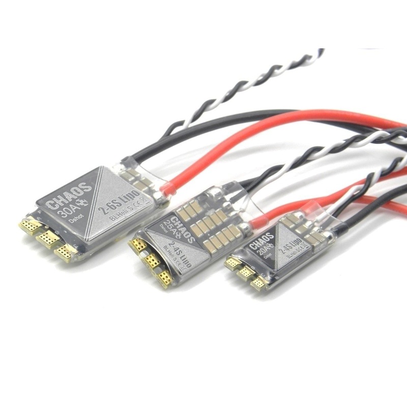 Chaos BLHeli_S Dshot ESC (20A, 25A, 30A) 2-6S