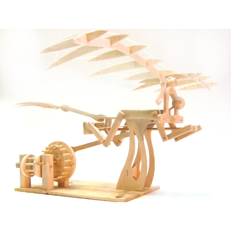Leonardo DaVinci Ornithopter Wooden Kit