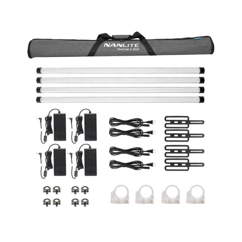 Nanlite PavoTube II 30XR 4ft RGBWW LED Tube 4Kit