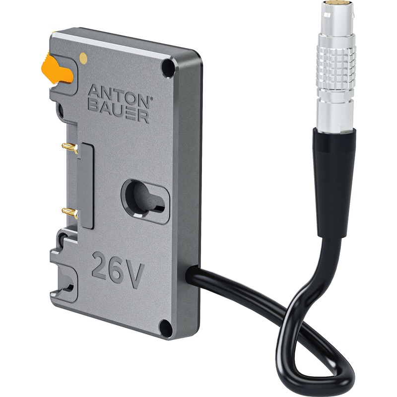 Anton Bauer Plate 26V Gold Mount Plus for with lemo connection to power ARRI Alexa Mini w/ Dionic 26V