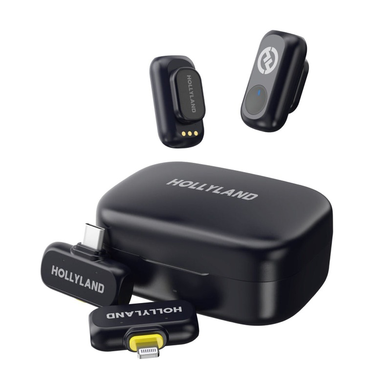 Hollyland Lark A1 Wireless Microphone Kit for Smartphones (Black)