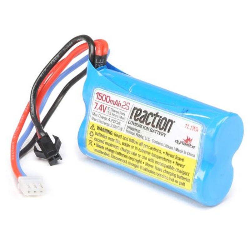 2 Cell 1500mAh 7.4V LiIon: Jet Jam Pool Racer