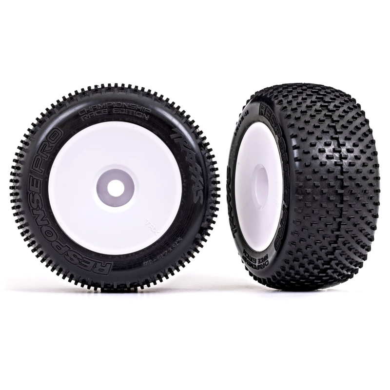 ResponseTires/ Wheels White Dish (2): F/R