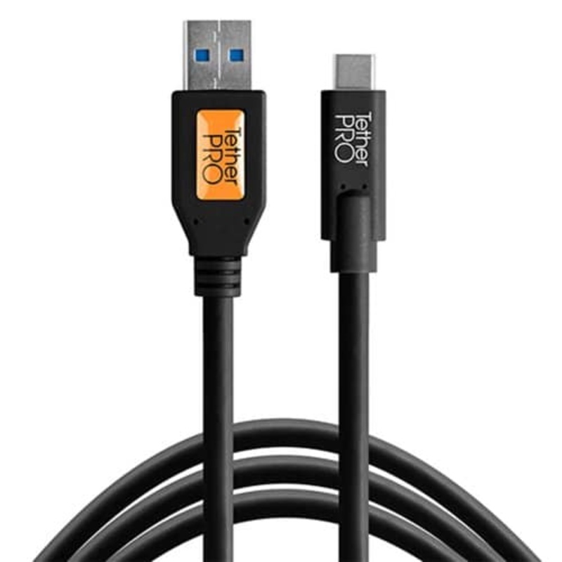 Tether Tools Tetherpro USB 3.0 To USB-C 4.6m Black