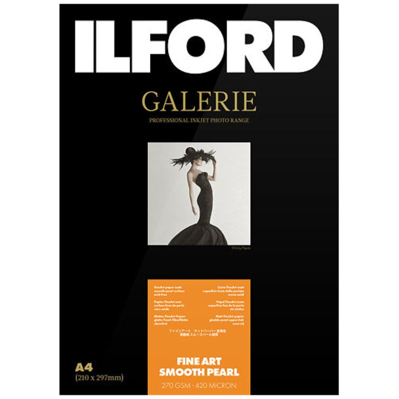 Ilford Galerie FineArt Smooth Pearl 270gsm (A3, 25 Sheets)