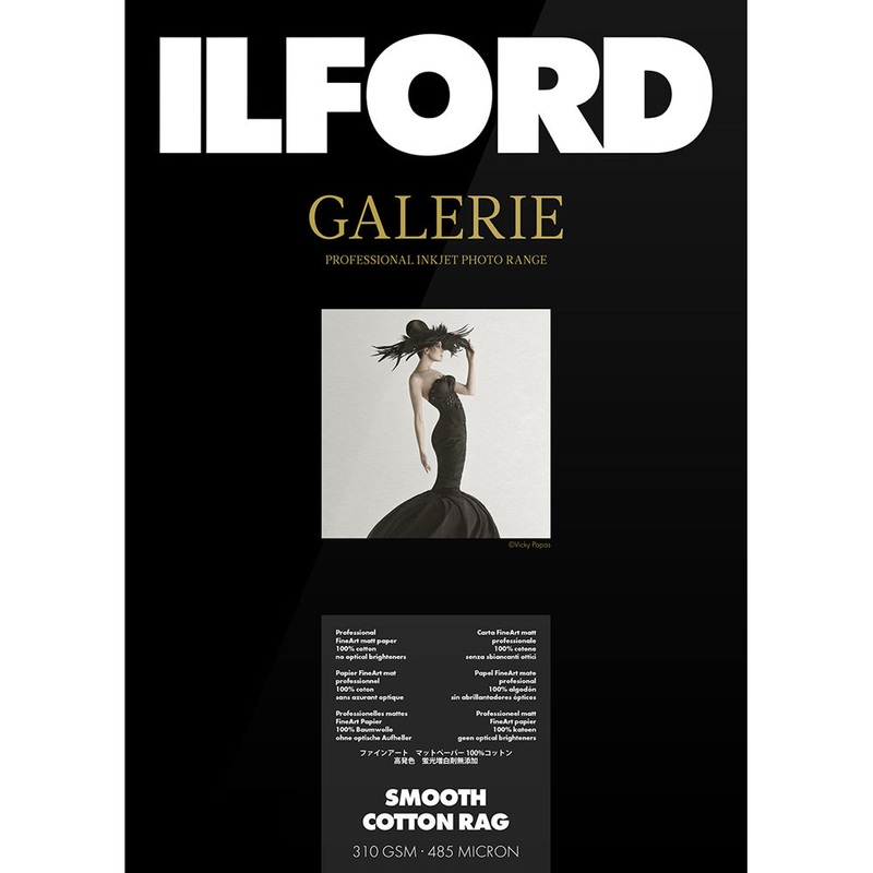 Ilford Galerie Smooth Cotton Rag Paper (4 x 6", 50 Sheets)