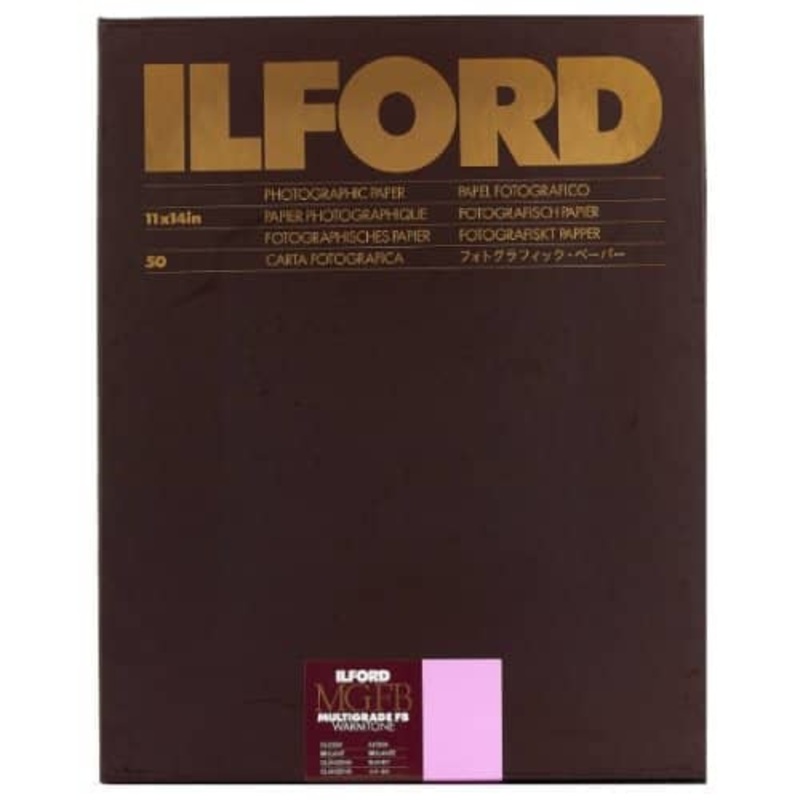 Ilford Multigrade FB Warmtone 1K GLOSSY 5X7" 12.7X17.8CM 100 Sheets MGFBWT1K