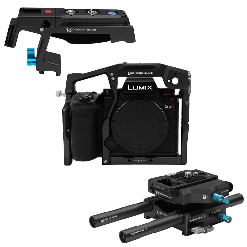 Kondor Blue Panasonic Lumix S5II/X Base Rig MK II Raven Black