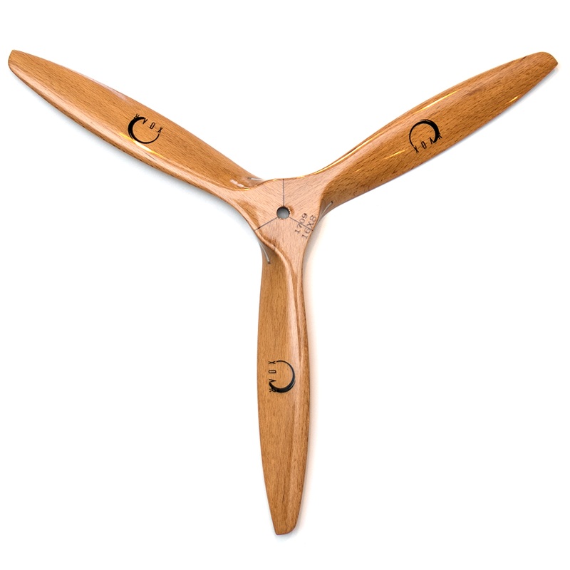 12x7 Beechwood Electric, 3-Blade 6mm