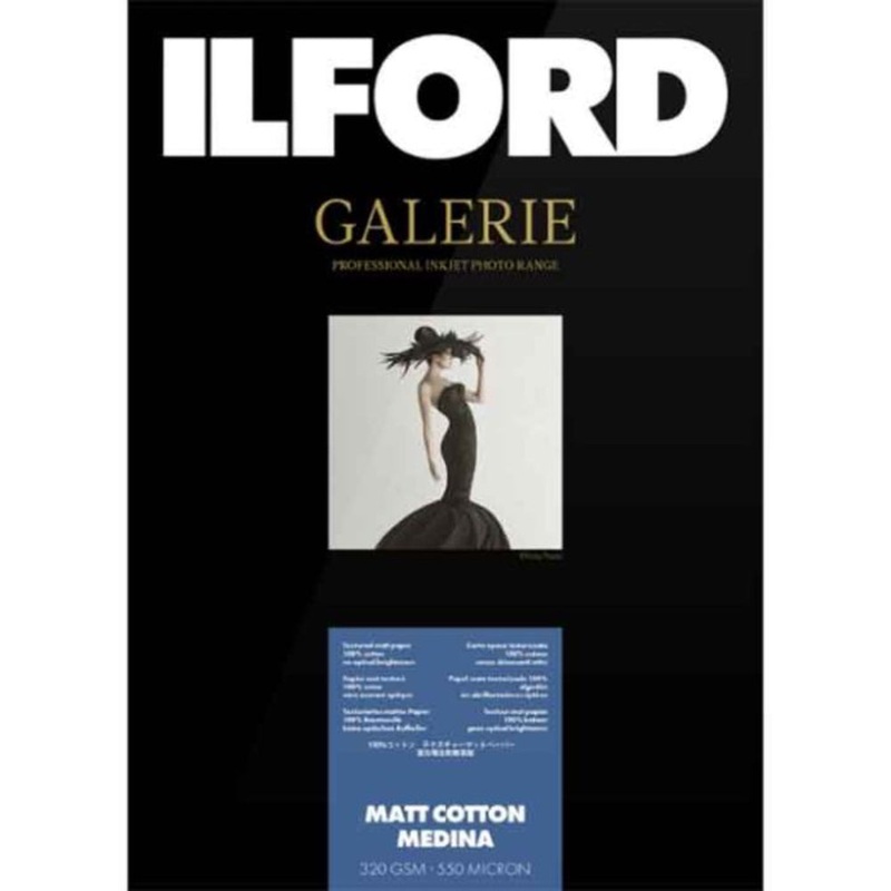 Ilford Galerie Matt Cotton Medina 320gsm (A4, 50 Sheets)