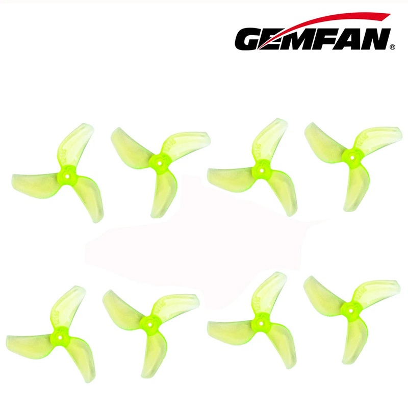 4Pairs(4CW+4CCW) Gemfan 1219S 31mm 3-Blades 1mm Ultra-light Propeller for FPV Tinywhoop Micro Drone 0702 29000KV DIY Parts 4Pairs Purple 1mm