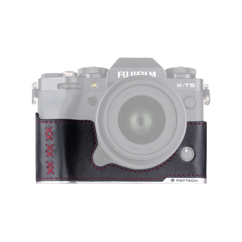 Leather Camera Case (For FujiFilm Midnight Black