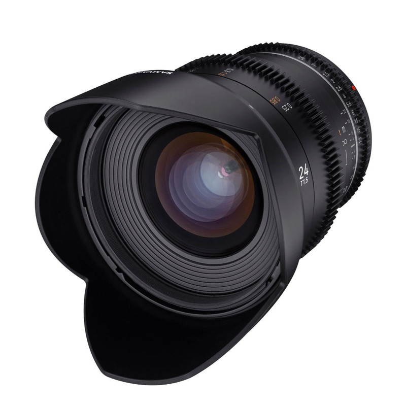 Samyang 24mm T1.5 Mk 2 VDSLR/Cine Lens for Canon EF