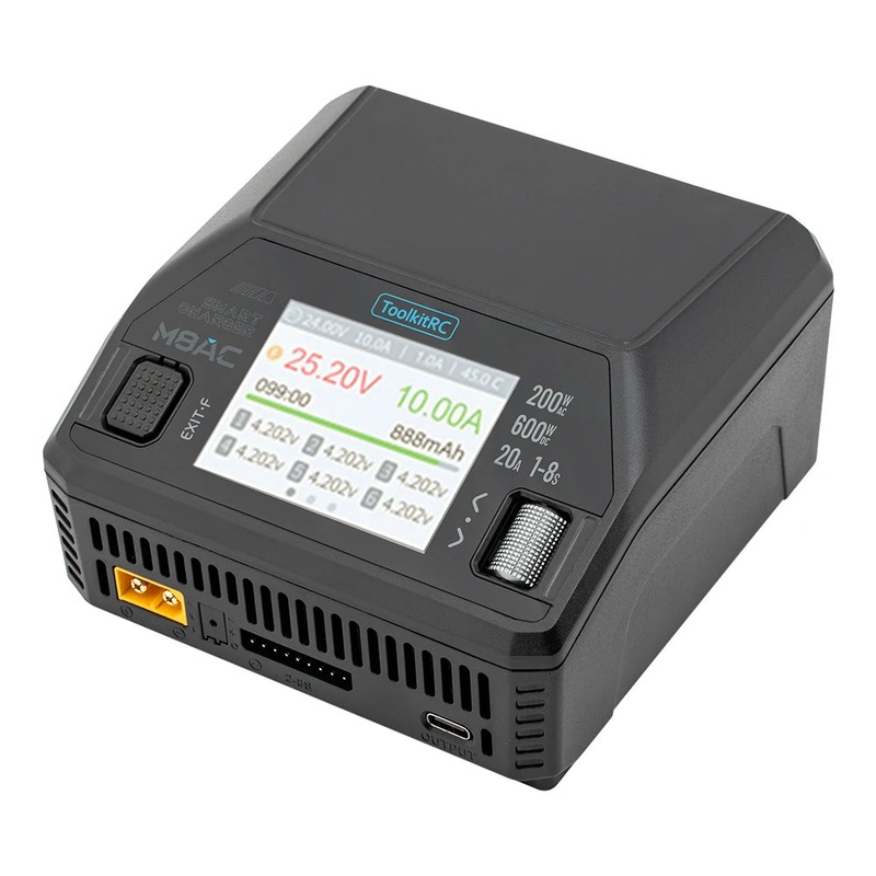 ToolKitRC M8AC Smart Charger 1-8S AC 200W DC 600W