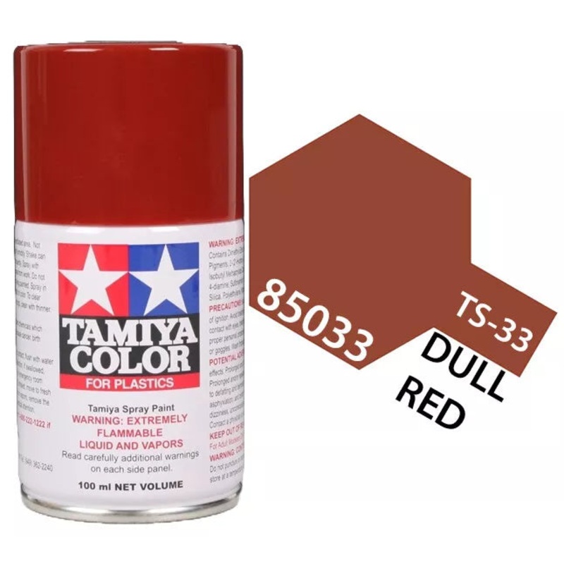 TS-33 Dull Red Lacquer Paint 100ml