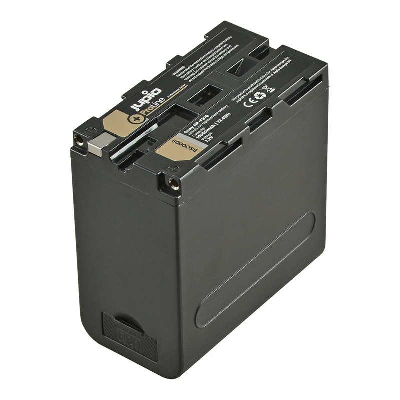 Jupio Sony ProLine NP-F970 (USB 5V/DC 8.4V Output) 7.2V 10050mAh Battery