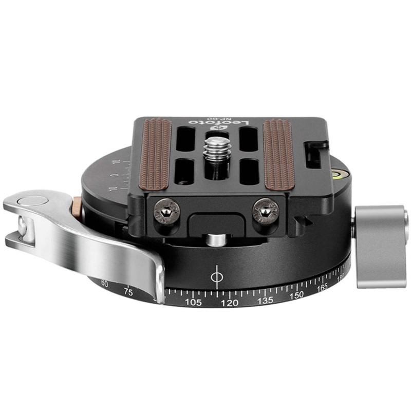 Leofoto PCL-60 60mm Lever Release Panning Clamp and NP-60 Plate