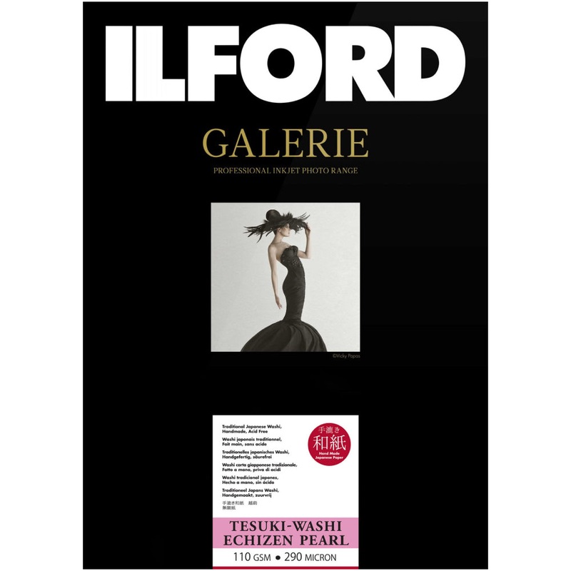 Ilford Galerie Tesuki-Washi Echizen Pearl 110gsm (6x4", 50 Sheets)