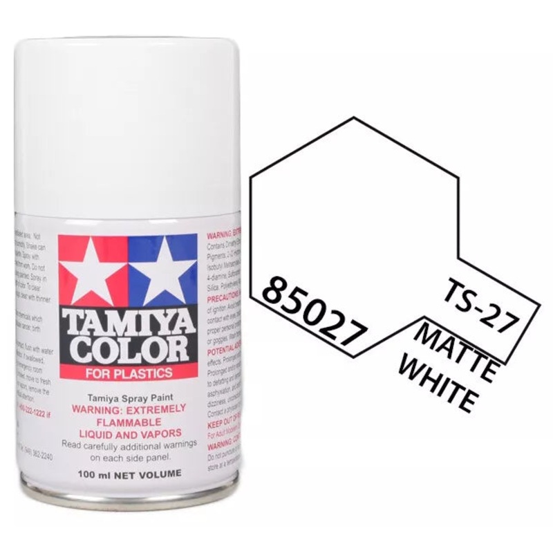 TS-27 Matte White Lacquer Paint 100ml