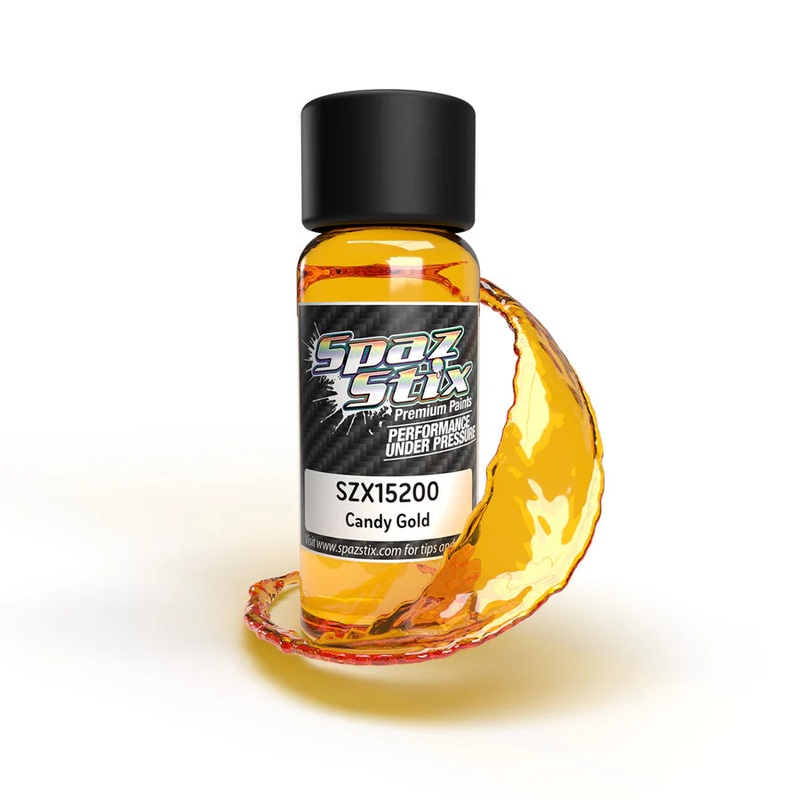Candy Gold Airbrush Ready Paint, 2oz Bottle