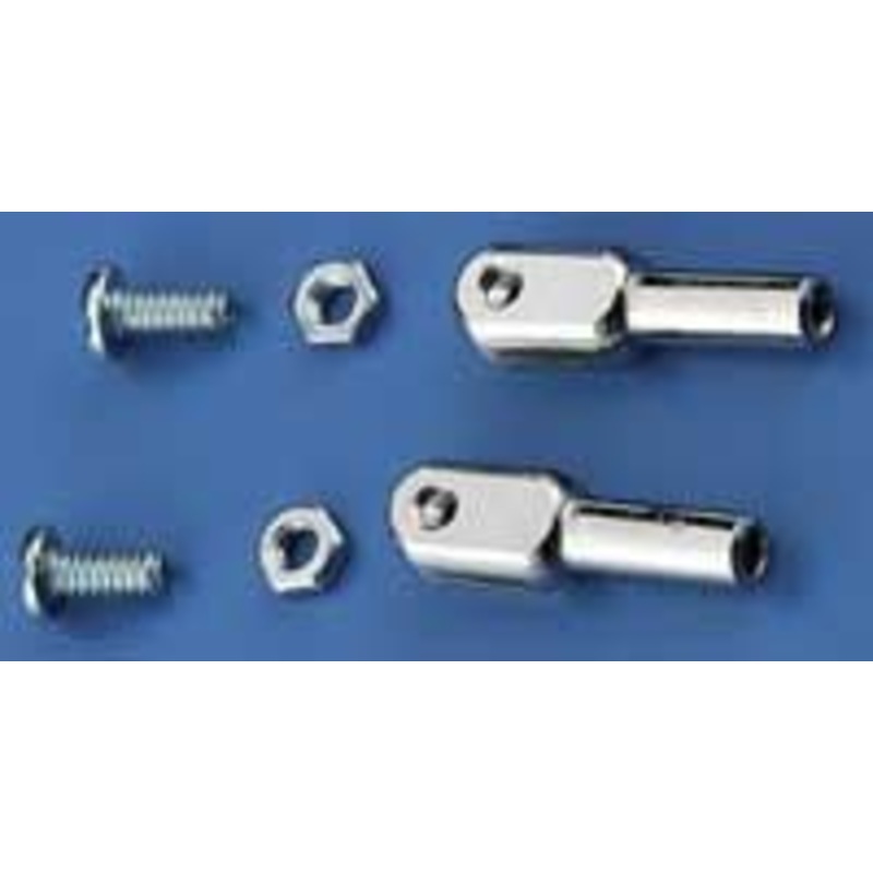 DU-BRO 4-40 Rod Ends Heavy-Duty Steel Scale RC Linkage (2-Pack)