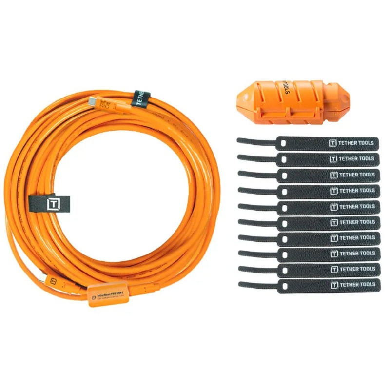 Tetherboost Pro USB-C To USB 3.0 Micro B Cable 9.4m Kit