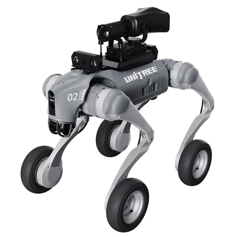 Unitree Go2-W remote control with screen (dual camera + 3 in 1)