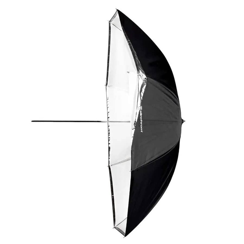 ELINCHROM 2:1 SHALLOW WHITE/TRANS UMBRELLA 85cm