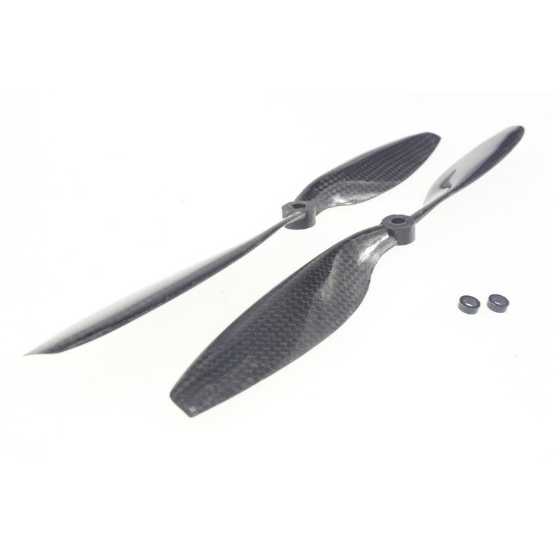 QWinOut 10x4.5 3K Carbon Fiber Propeller CW CCW 1045 1045R CF Props Props For RC Quadcopter Hexacopter Multi Rotor Drone FPV Parts