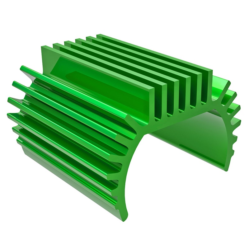 Heat Sink, Green, For Titan 87T Motor: 9793-Grn