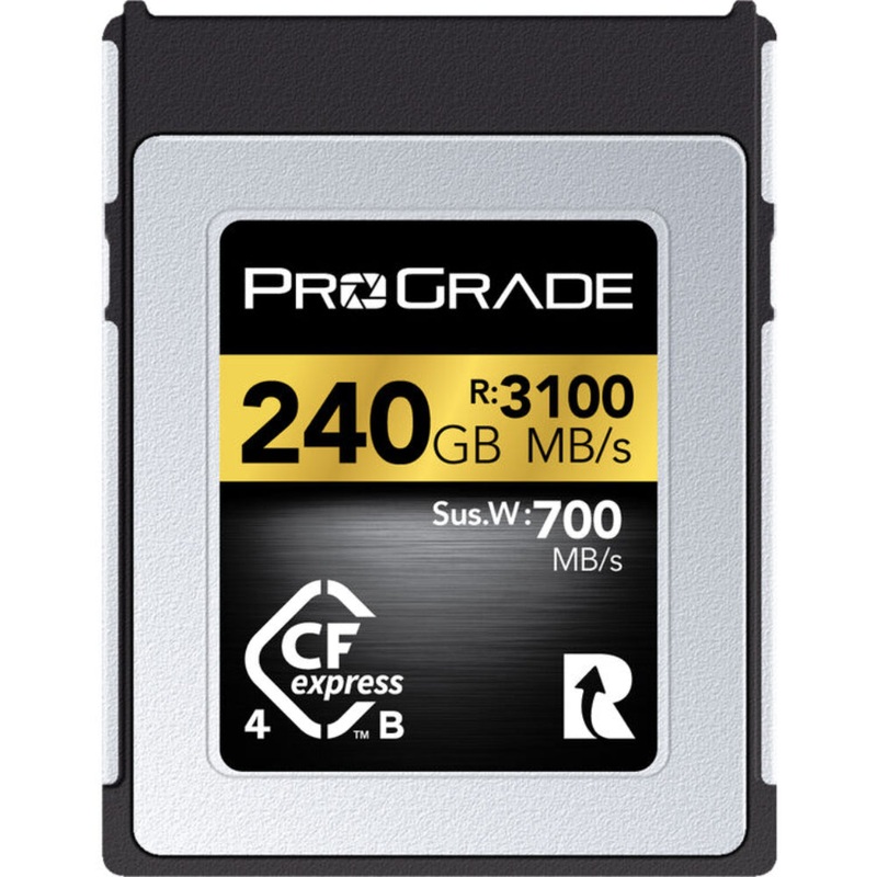 ProGrade Digital Gold 240GB CFexpress 4.0 Type B 3400/MBs Memory Card