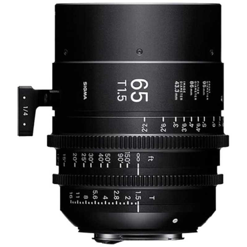 Sigma 65mm T1.5 FF High-Speed Cine Prime Lens (Sony E Mount, Feet)
