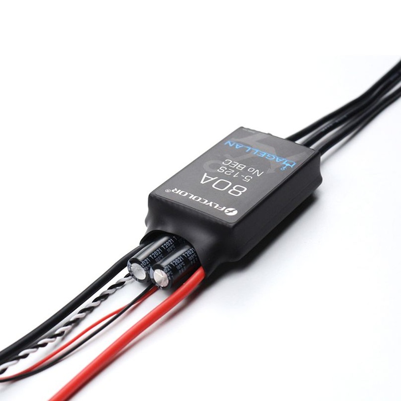 FLYCOLOR BOOSTER Power 5-12S 80A Two-Way PWM One- Way Inductive / Non-inductive NO BEC Brushless ESC Underwater Remote Operated Two-Way ESC