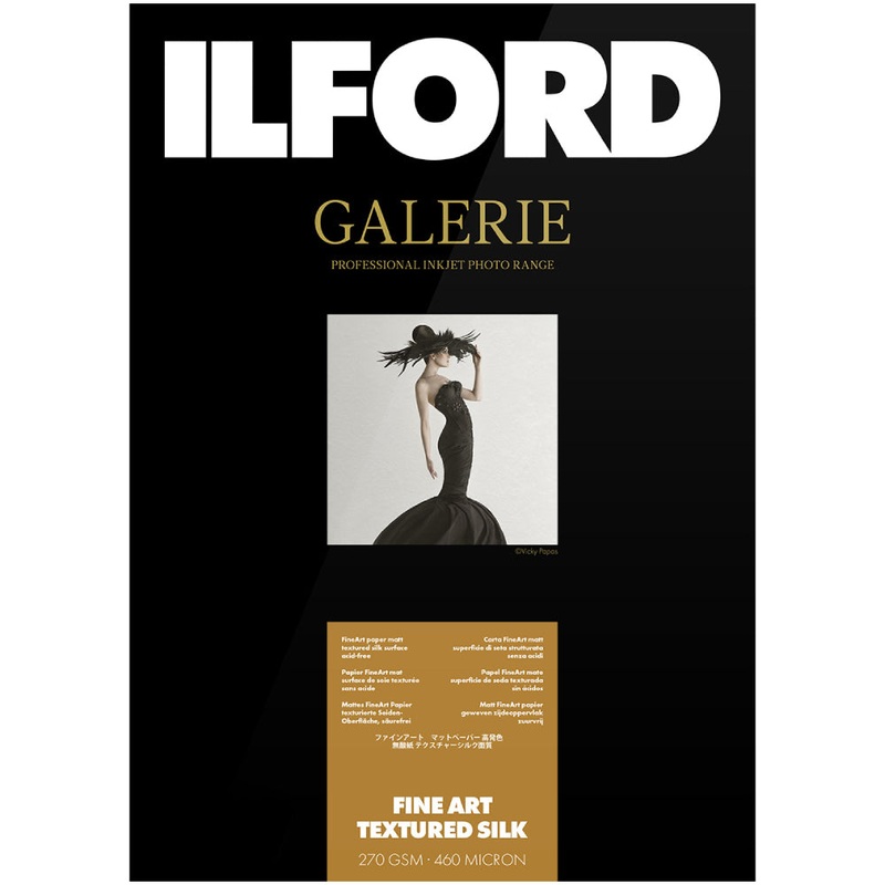 Ilford Galerie Fine Art Textured Silk 270gsm (A2, 25 Sheets)