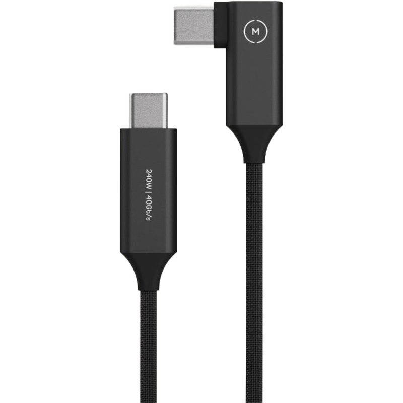 Moment SuperFlex USB-C Cable - Dual Right Angle - 4 inch