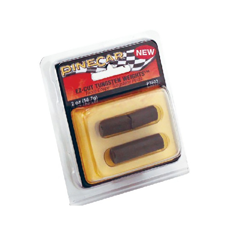 Pine Car EZCut Tungsten Cylinder Weights (2) (Total 2oz.)