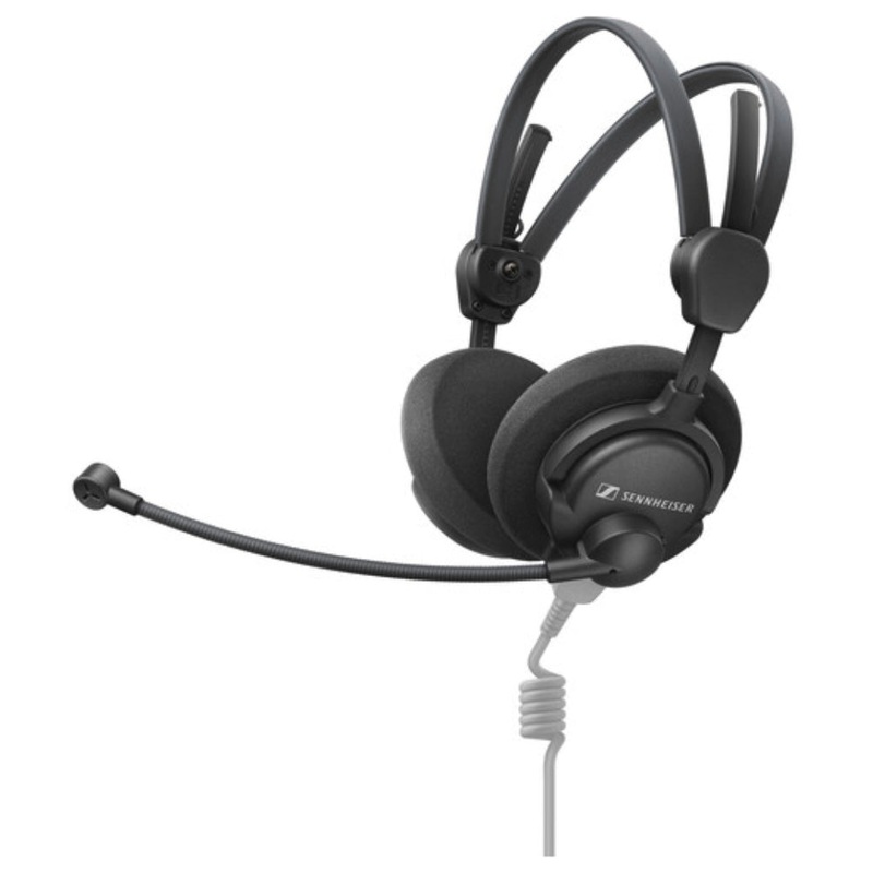 Sennheiser HME 46 Dual-Ear On-Ear Open-Back Broadcast Headset with Condenser Microphone (No Cable)