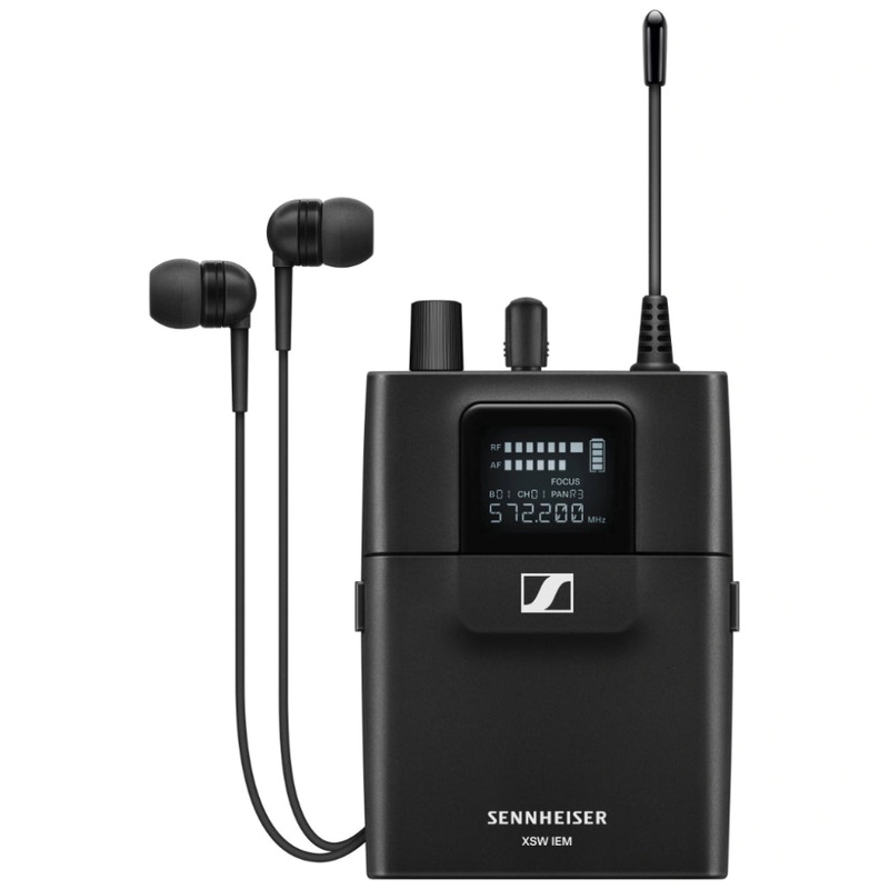 Sennheiser XSW IEM EK Stereo Bodypack Wireless Receiver with IE 4 Earphones (B: 572 - 596 MHz)