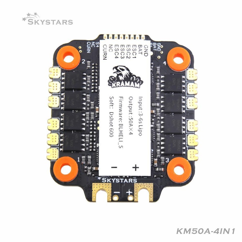 SkyStars RC KRAMAM 4IN1 50A 3-6S ESC 30.5x30.5mm