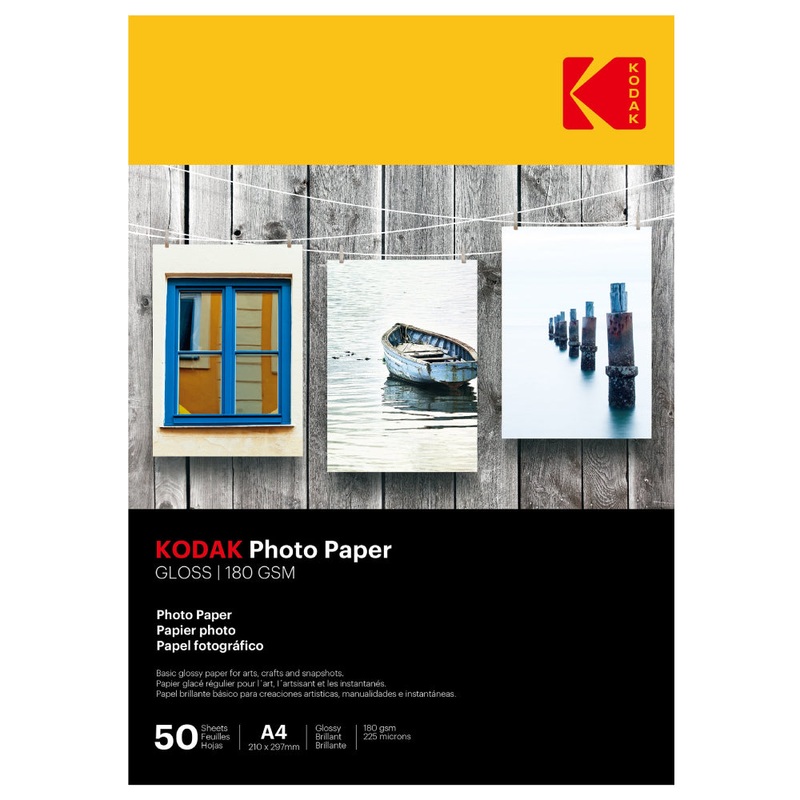 Kodak Photo Paper Gloss 180gsm A4 50 Sheets