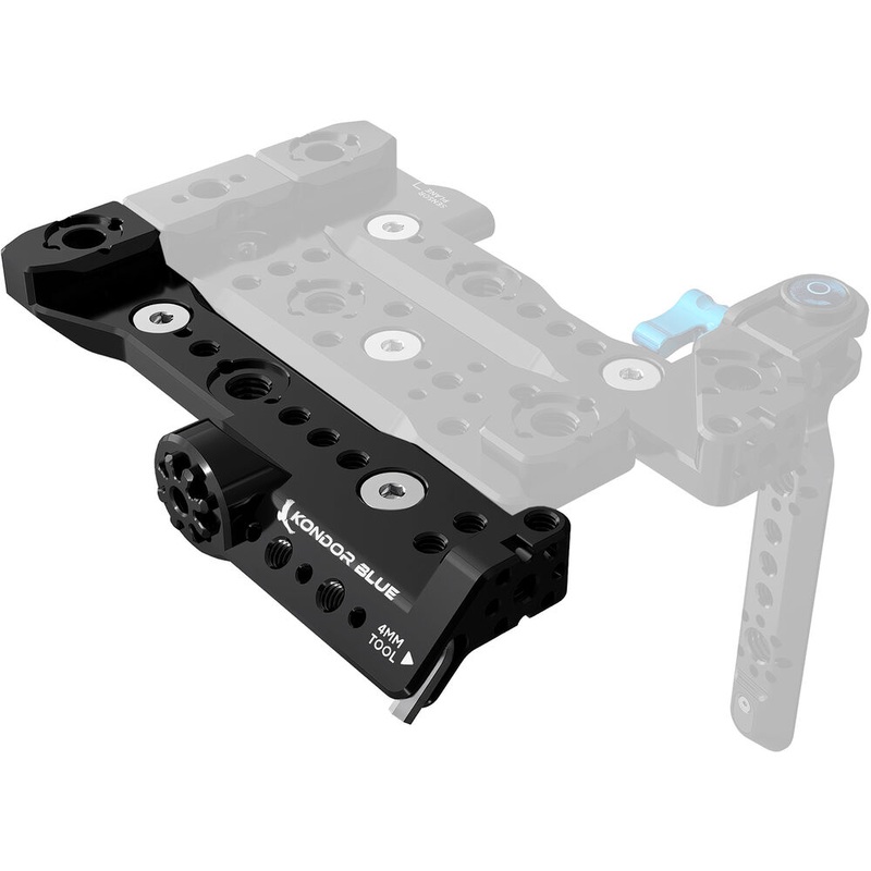 Kondor Blue Left Top Plate for Sony FX6 Camera Cage Raven Black
