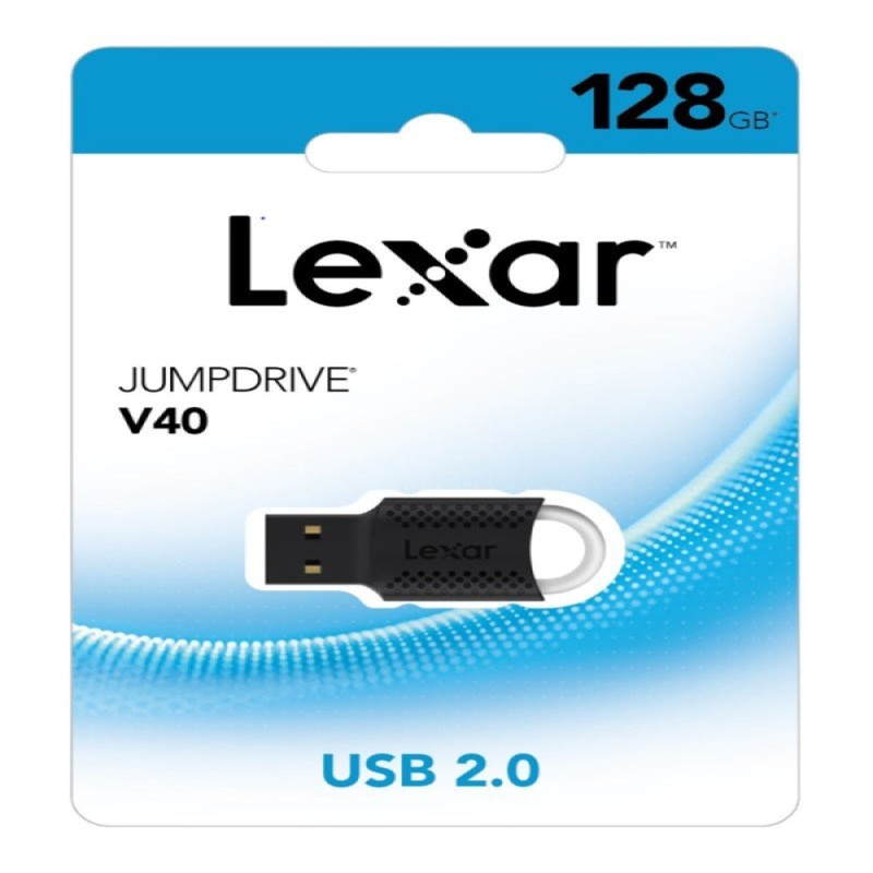 Lexar JumpDrive 128GB V40 USB 2.0 Flash Drive Capacity